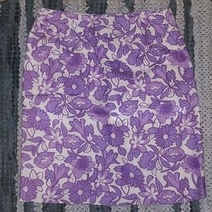 Floral Ann Taylor Loft Skirt